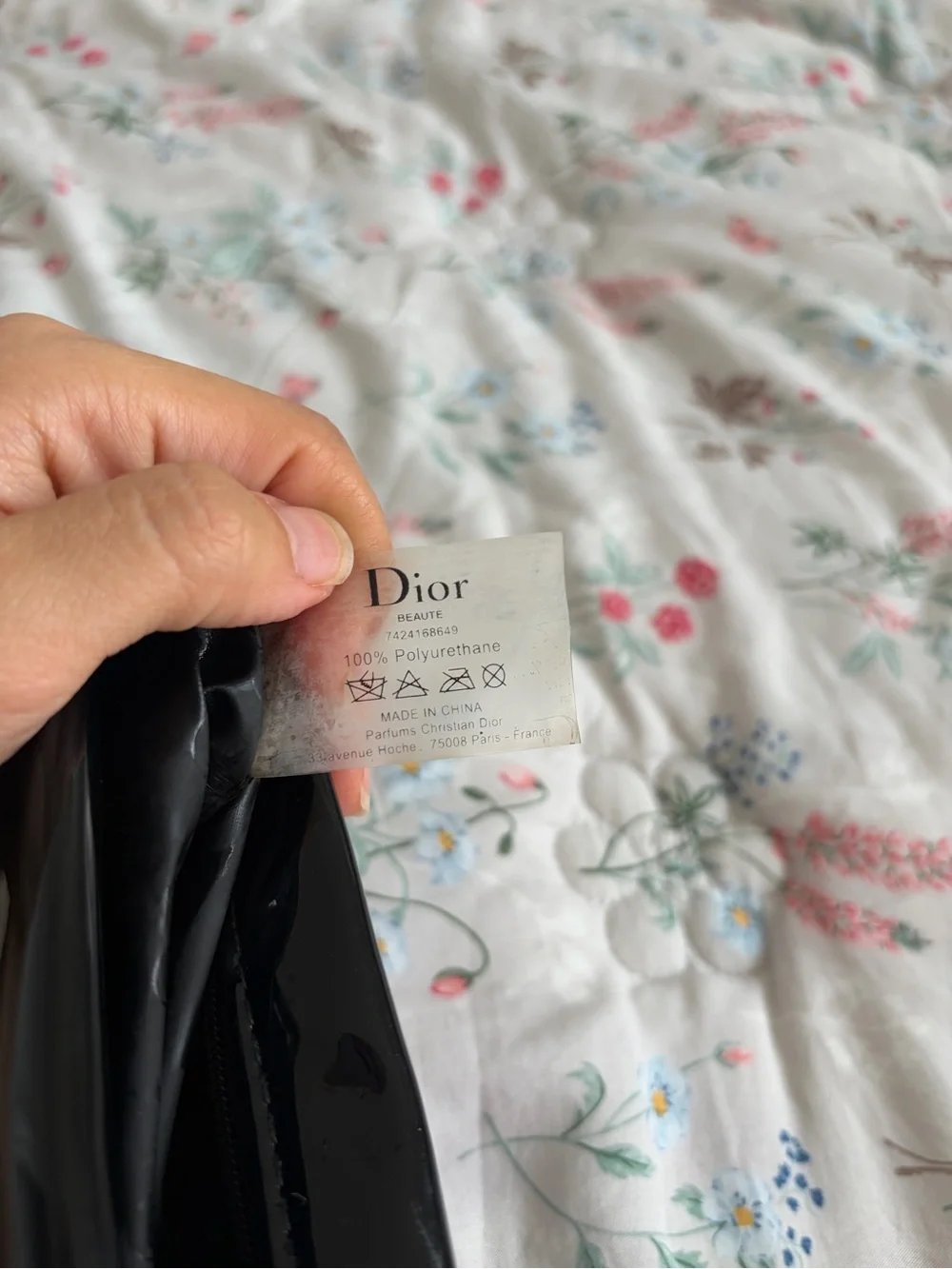 Dior shiny black